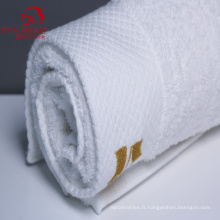 Bonne absorbant Hôtel 5 étoiles de haute qualité 100% serviettes blanches en coton Ensemble de serviettes personnalisés 800 GSM